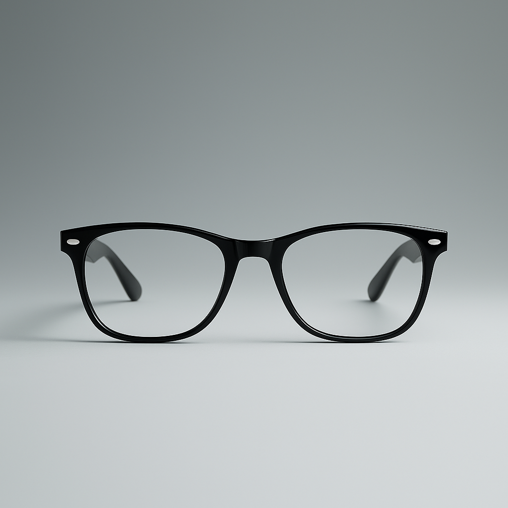 AI Smart Translator Polarized Glasses – Black Square Frame for Men & Women