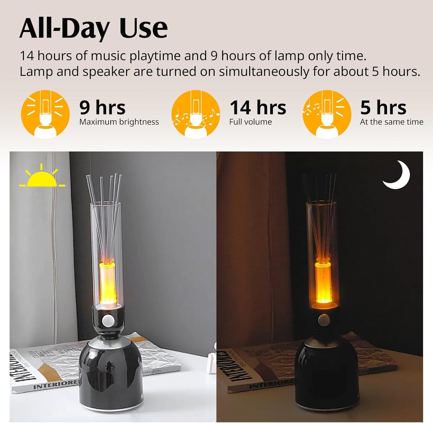 Aroma Oils Essential Diffusers - 3 in 1 Essential Oil Diffuser with Bluetooth Speaker