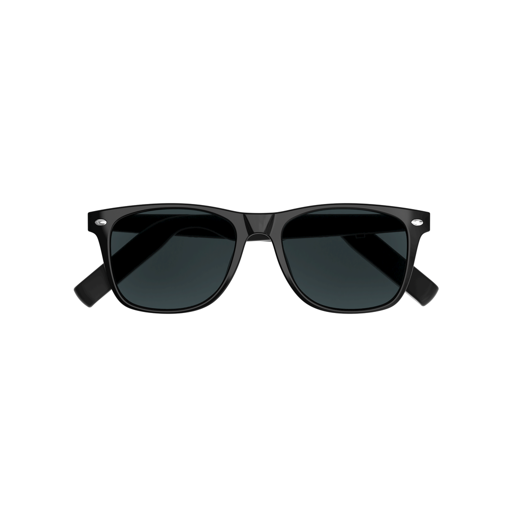 AI Smart Translator Sunglasses – Black Square Frame for Men & Women
